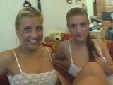 Amazing german twins fucking lucky guy