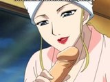 Busty hentai blonde fucked from behind