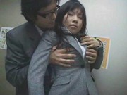 Drunk business girl fucked in elevator part 1