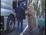 Anastasia kass blowjob in a fur coat
